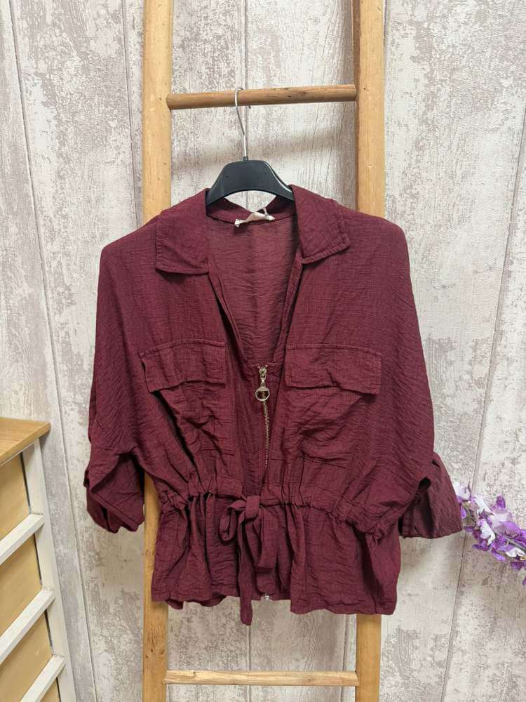 Camisa burdeos Marta