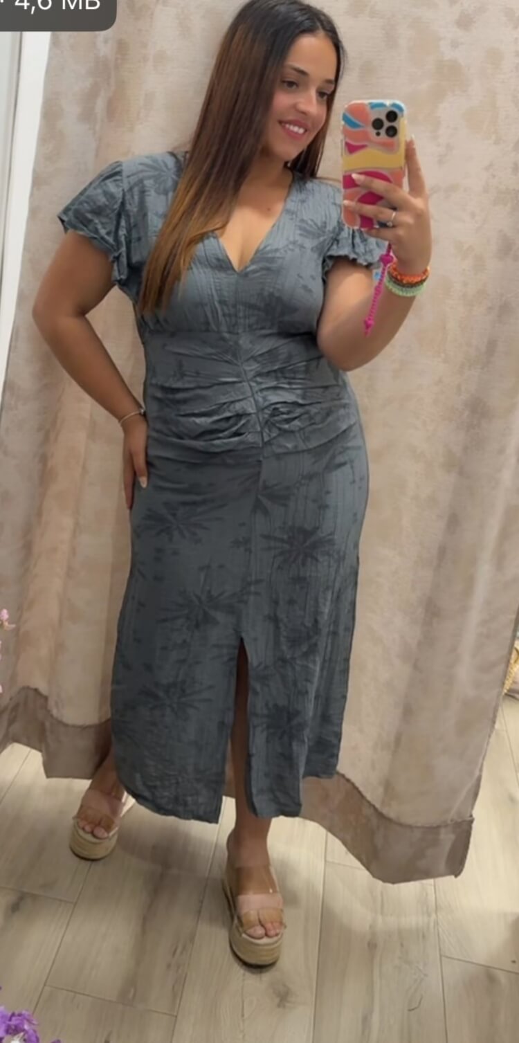 Vestido Hojas