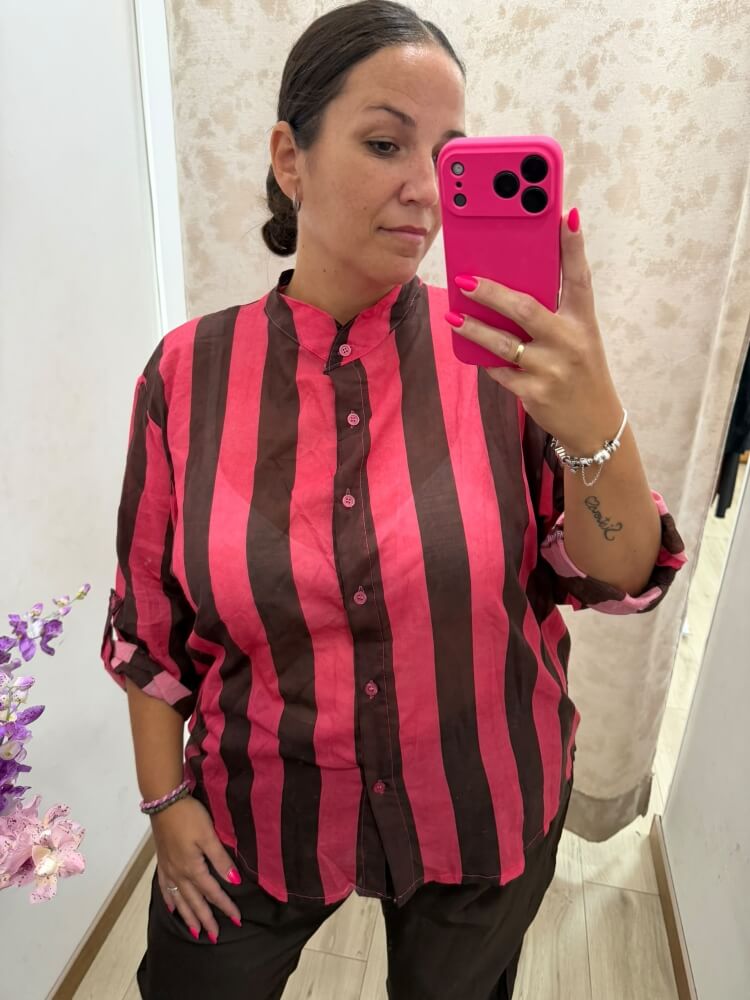 Camisa Rallas Maxi