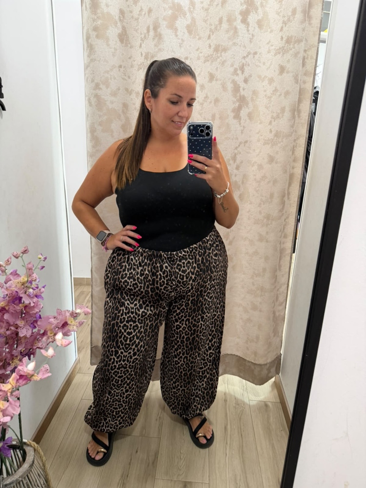 Pantalon Leopardo